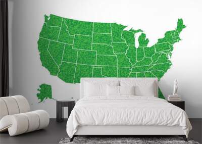 USA Map Wall mural