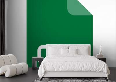 Vector illustration of a CSV format icon on a white background.	 Wall mural