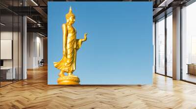 Standing Buddha Statue In Blue Sky, public landmark located in C Wall mural