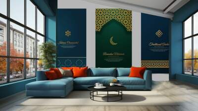 Ramadan Kareem Islamic Realistic Social Media Stories Collection Template Wall mural