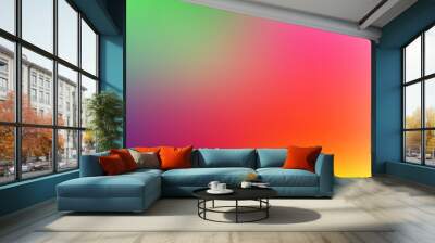 Rainbow colors background. Wallpaper.Colorful gradient mesh background in rainbow colors Wall mural