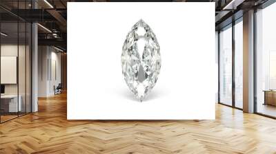 Diamond, White Background Wall mural