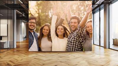 Friends on the park Wall mural