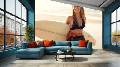 i love surf Wall mural