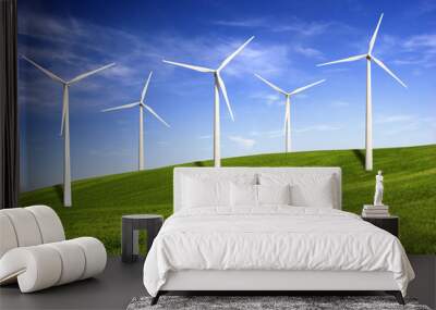 Wind turbines Wall mural