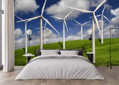 wind turbines Wall mural