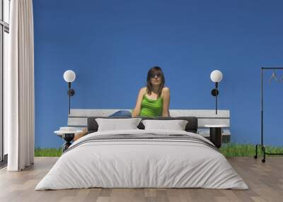 woman Relaxing Wall mural