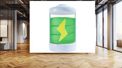 battery charge 3d icon Wall mural