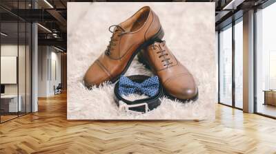 Men's shoes and accessories Wall mural