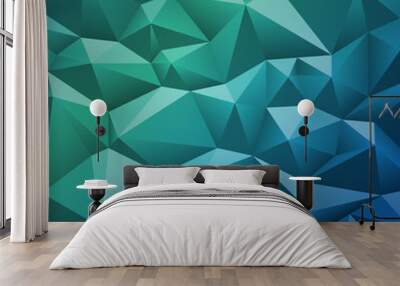 abstract geometric background Wall mural