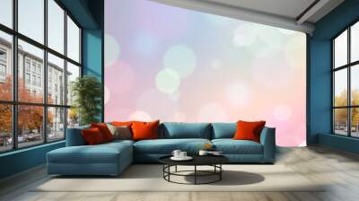 colorful bokeh background Wall mural