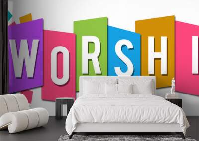 Worship Circular Professional Colorful  Wall mural