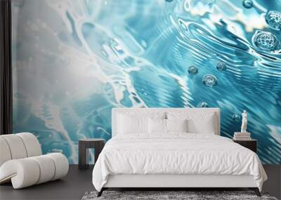 blue water background Wall mural