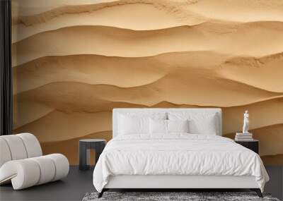 The sand texture creates a beautiful abstract background ideal for copy space images Wall mural