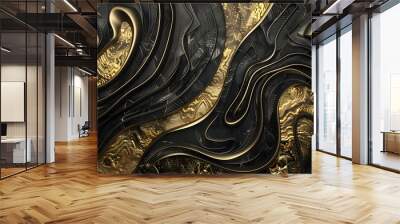 3d luxury abstract marble background design Wall mural