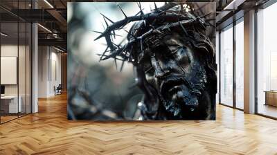 Good Friday background design photo Wall mural