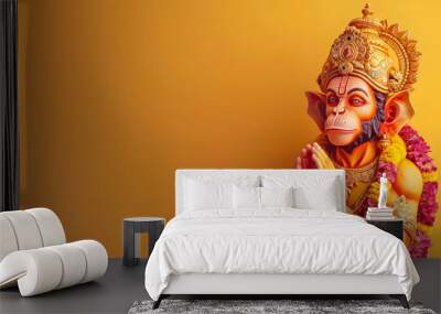 Hanuman Jayanti copy space background design photo Wall mural