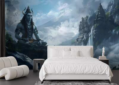 Mahashivratri day background photo event Wall mural