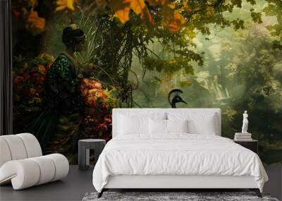 Parumala Perunnal copy space background Wall mural