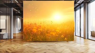 Summer Solstice background design photo event Wall mural