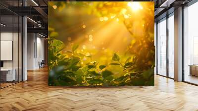 Summer Solstice background design photo event Wall mural