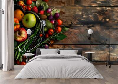 World Food Day copy space Wall mural