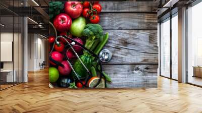 World Food Day copy space Wall mural