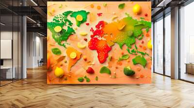 World Food Day copy space Wall mural