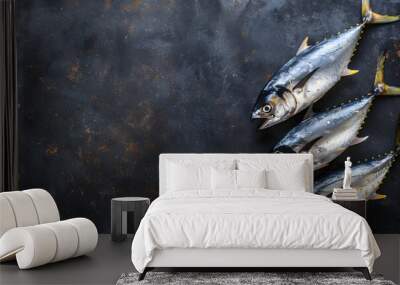 World Tuna Day copy space background Wall mural