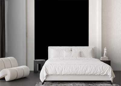 empty white frame Wall mural