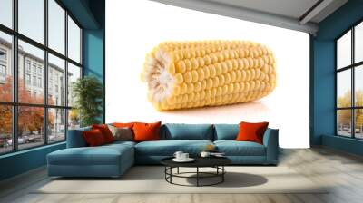 corn isolated vegetarian yellow green food  Wall mural