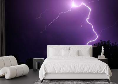 Lightning bolt Wall mural