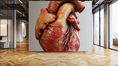 Realistic 3D Heart Model, Generative AI Wall mural