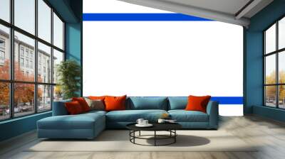 Blue search box with rounded corners. Wall mural