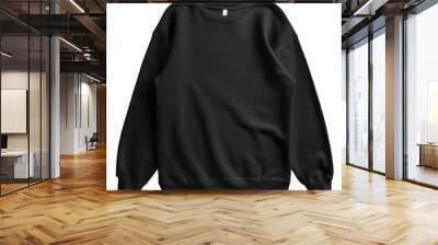 Blank black sweat shirt clip art Wall mural