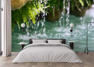 emerald natural source of fresh water Wall mural