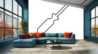 screwdriver. vector illustration Wall mural