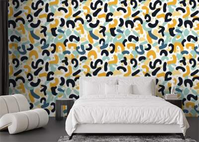 colored seamless background pattern Wall mural