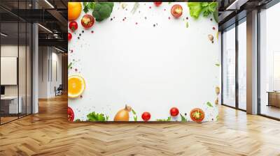 Food Frame Wall mural