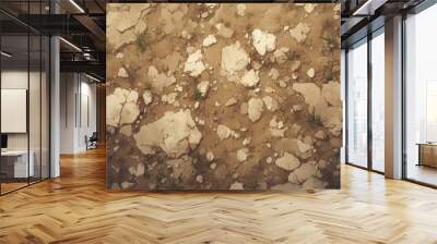 Anime ground texture, nature wallpaper Wall mural