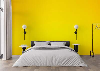 Abstract orange colour with yellow gradient smooth background empty space backdrop studio room. Wall mural