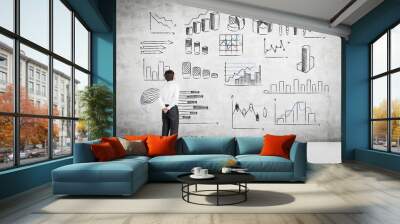 Business data analysis Wall mural