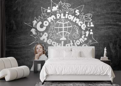 Regulations and compliance Wall mural