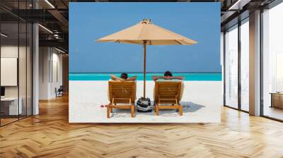 tropical beach Wall mural