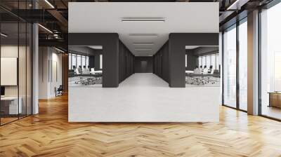 Two meeting rooms near corridor in office Wall mural