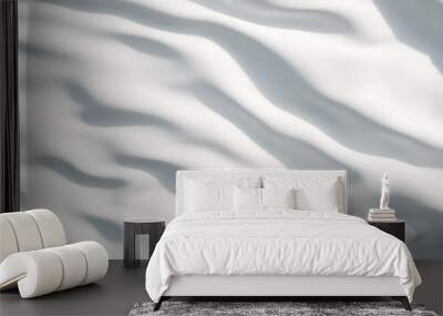 White satin, silk, texture background. A concept of white flag. Wall mural