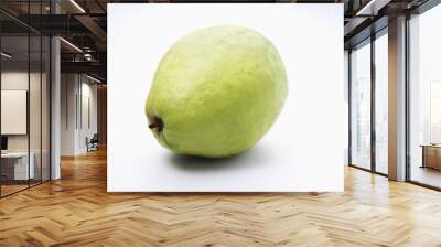 Guava on white background Wall mural