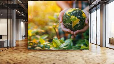 Businesses are taking responsibility for the environment by protecting and preserving it. They're working towards the United Nations' Sustainable Development Goals to make the world a better place. Wall mural