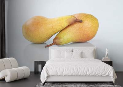 Loving pair of pears Wall mural