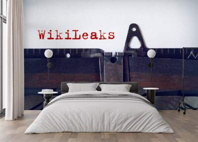 WikiLeaks Wall mural